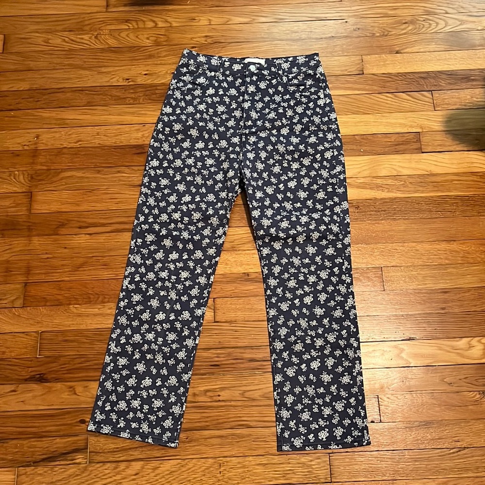 Free People ROLLA’S floral jeans